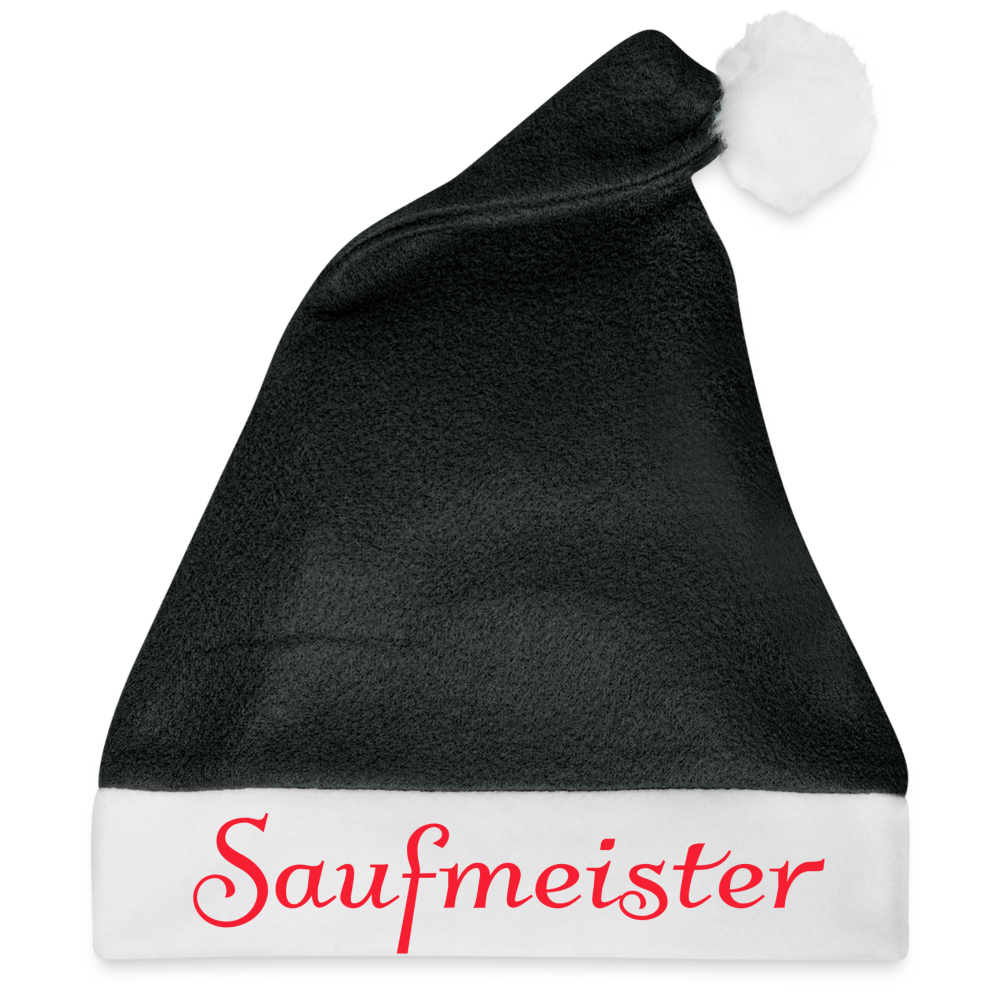 SAUFMEISTER - Weihnachtsmütze - Schwarz/Weiß