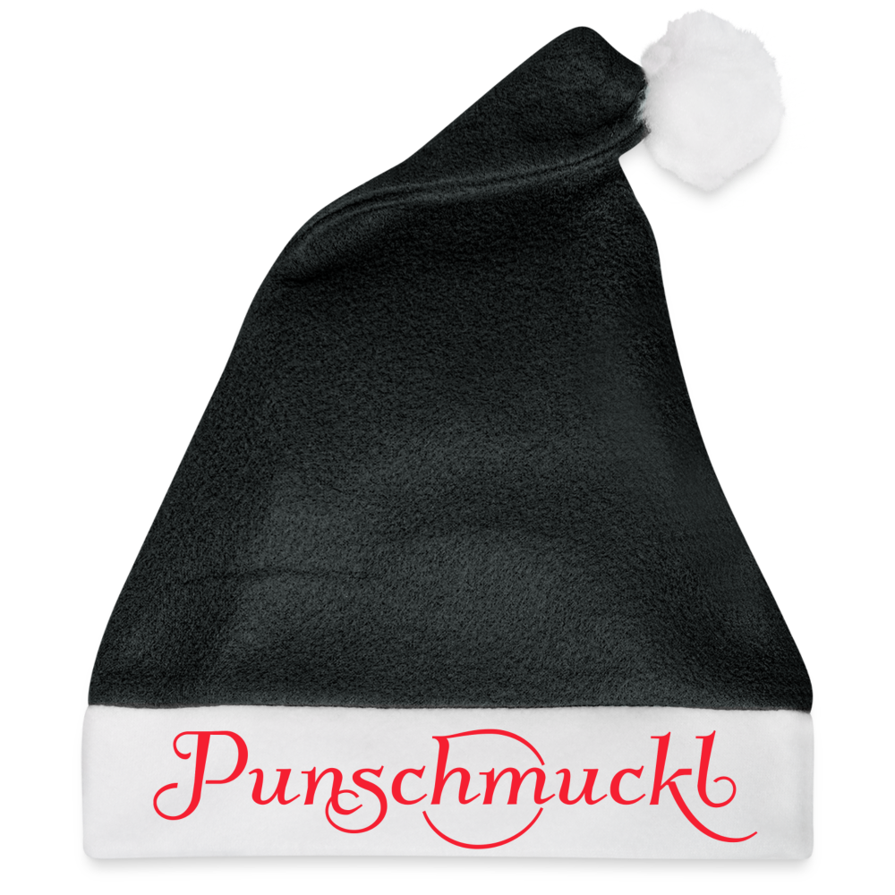 PUNSCHMUCKL - Weihnachtsmütze - Schwarz/Weiß
