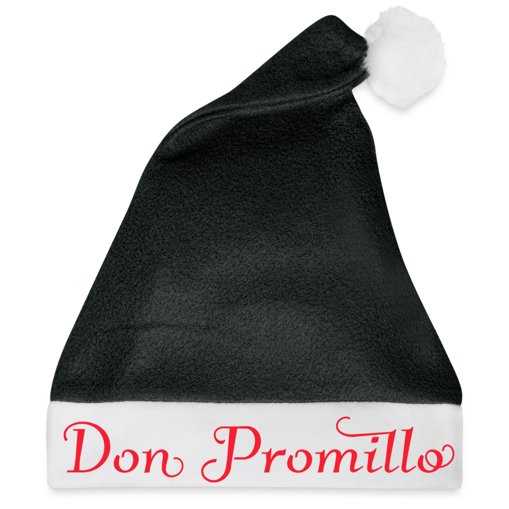 DON PROMILLO - Weihnachtsmütze - Schwarz/Weiß