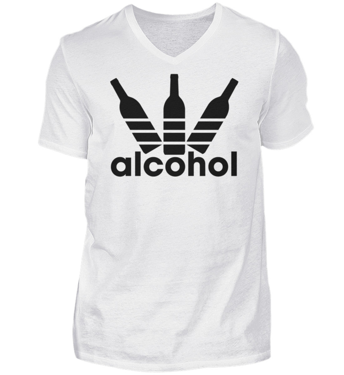 ALCOHOL  - Herren V-Neck Shirt