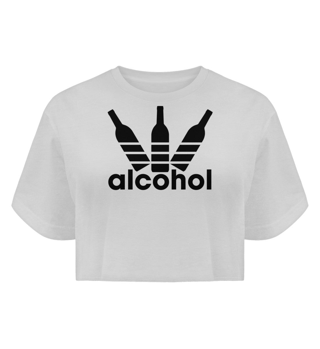 ALCOHOL  - Boyfriend Organic Crop Top