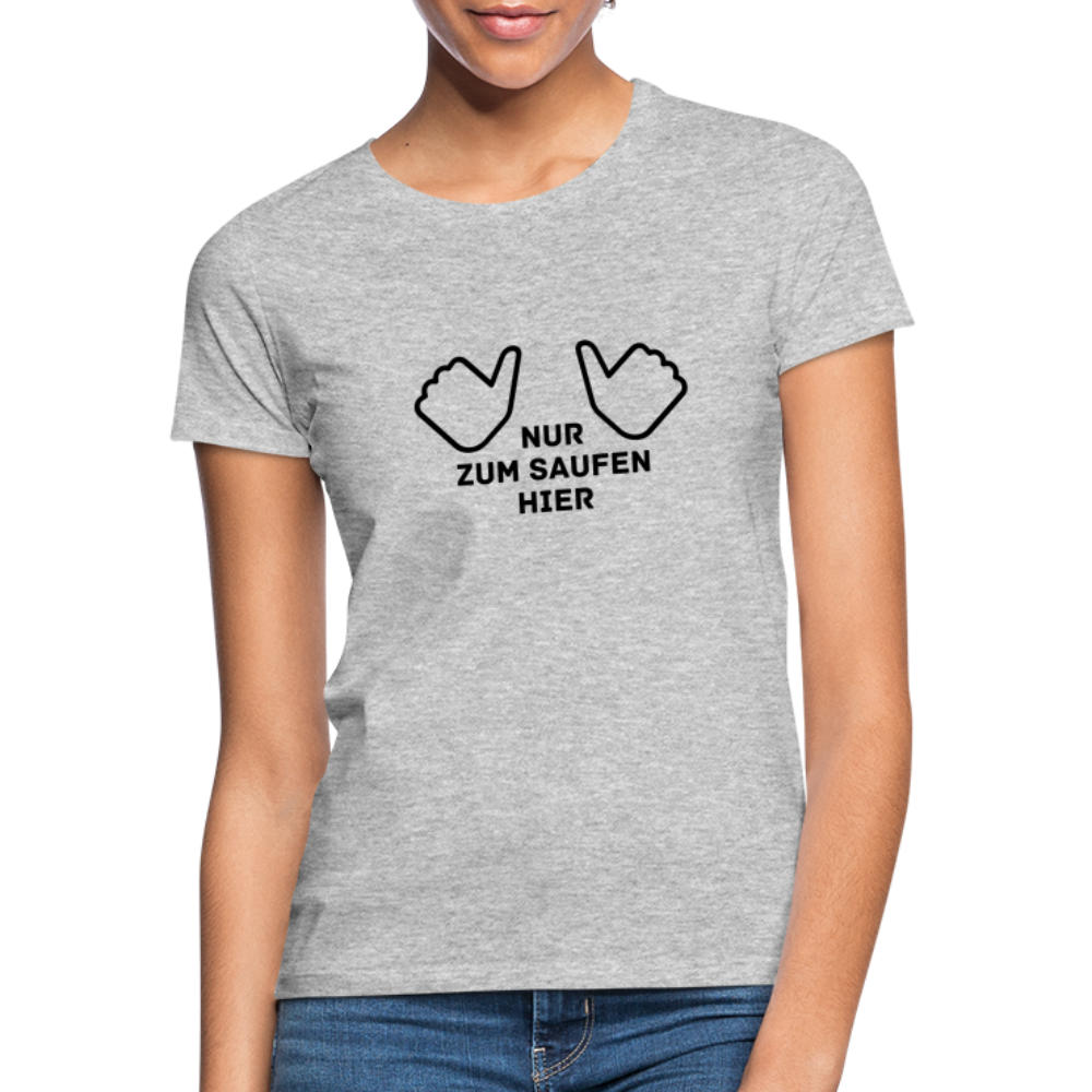 Frauen T-Shirt - Grau meliert