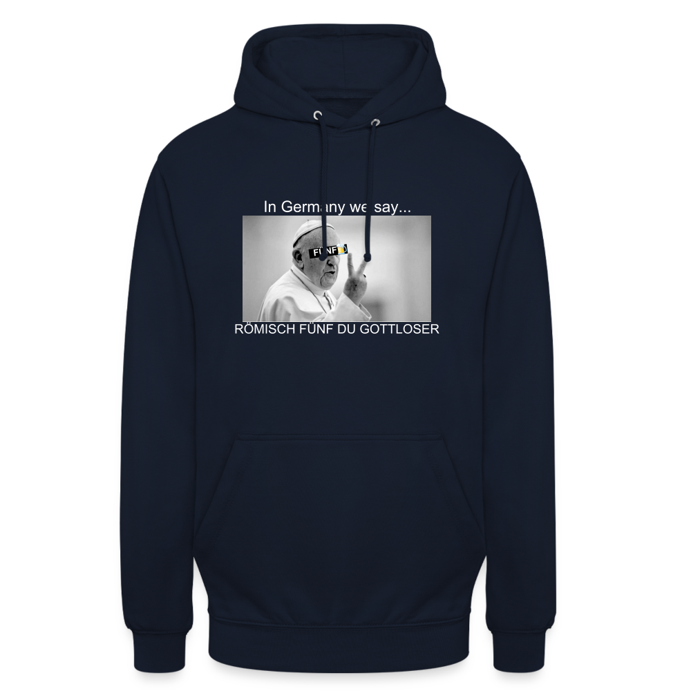 RÖMISCH FUNF - Unisex Hoodie - Navy