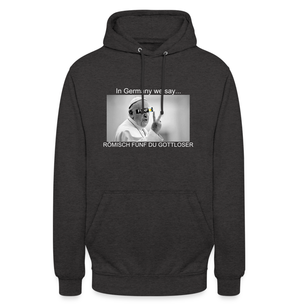 RÖMISCH FUNF - Unisex Hoodie - Anthrazit