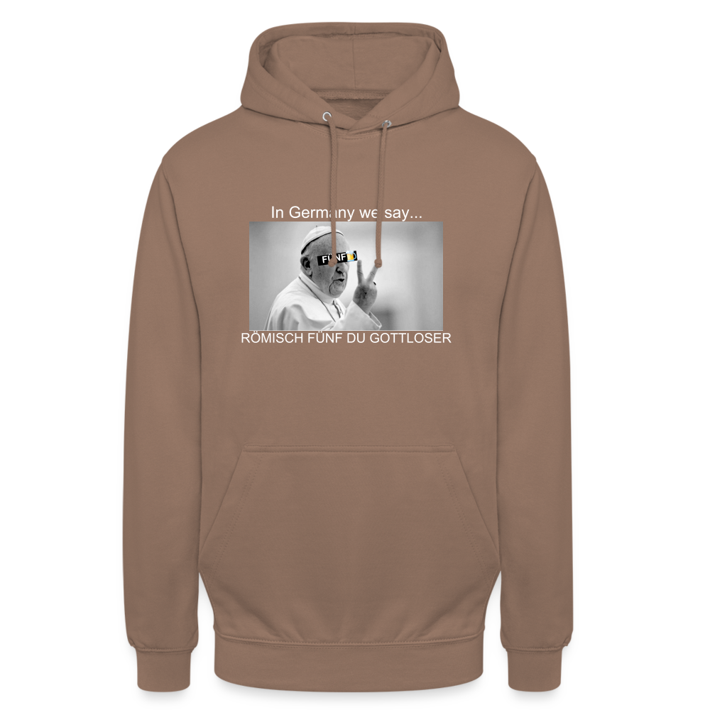 RÖMISCH FUNF - Unisex Hoodie - Mokka