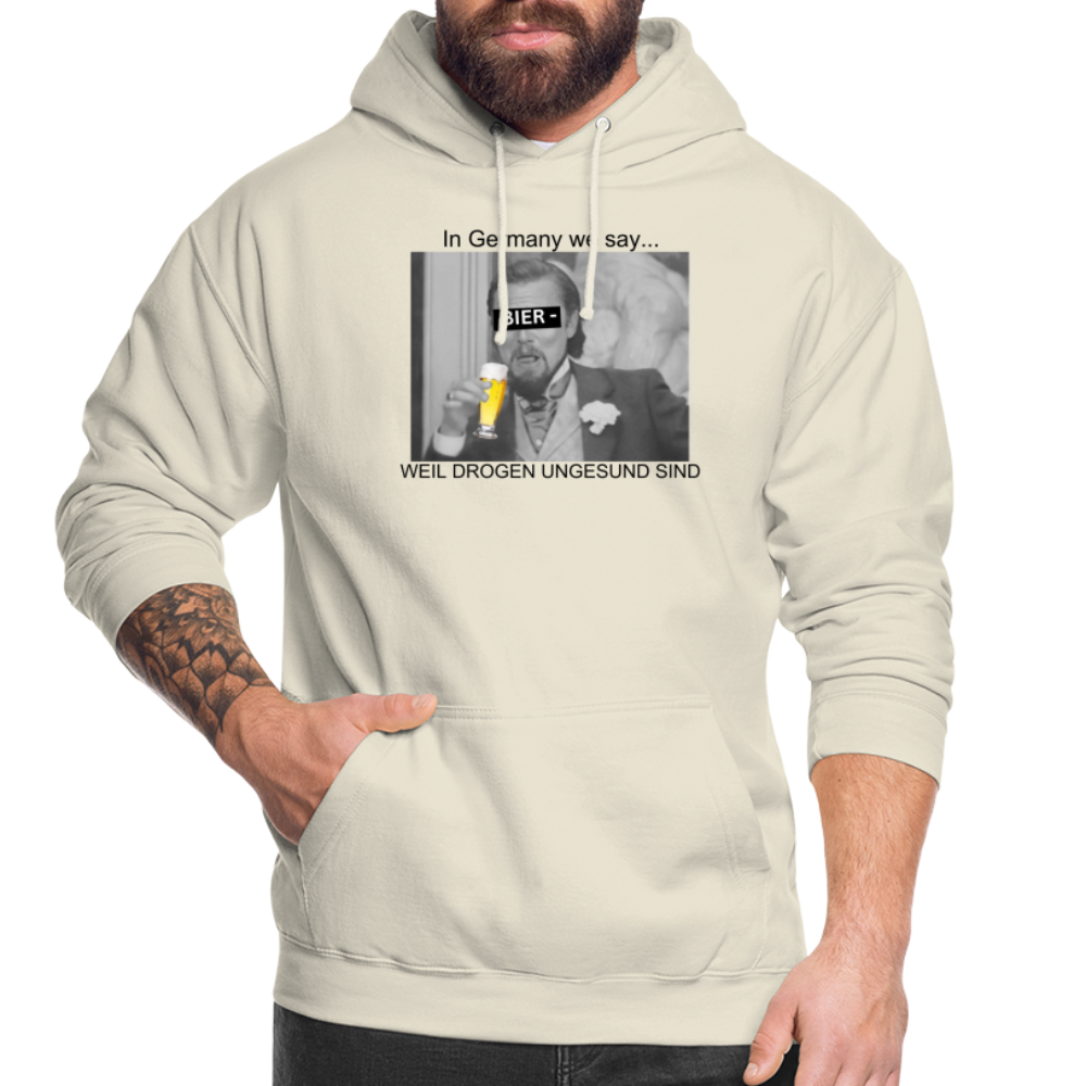 BIER WEIL DORGEN UNGESUND - Unisex Hoodie - Vanille-Milchshake