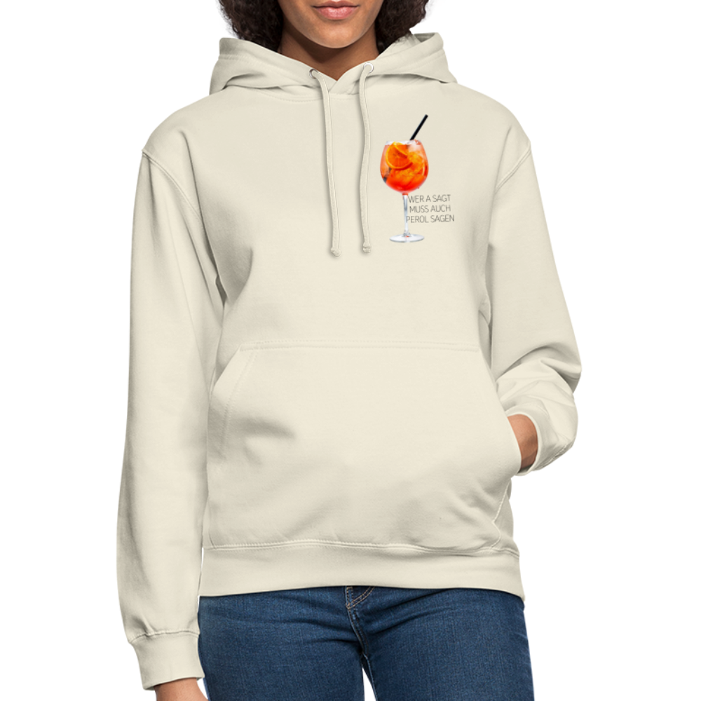 WER A SAGT - Unisex Hoodie - Vanille-Milchshake