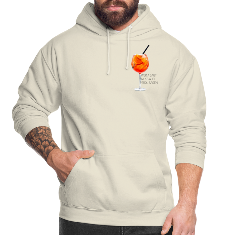 WER A SAGT - Unisex Hoodie - Vanille-Milchshake