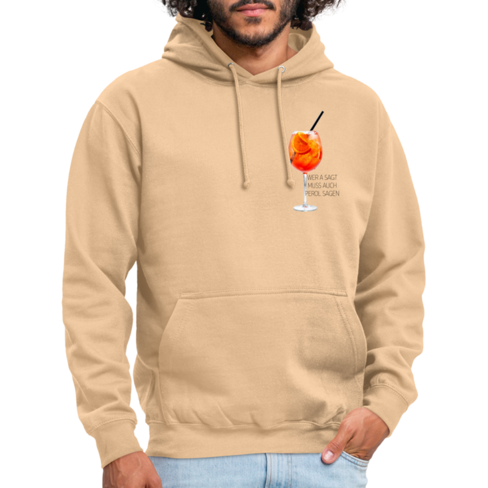 WER A SAGT - Unisex Hoodie - Beige