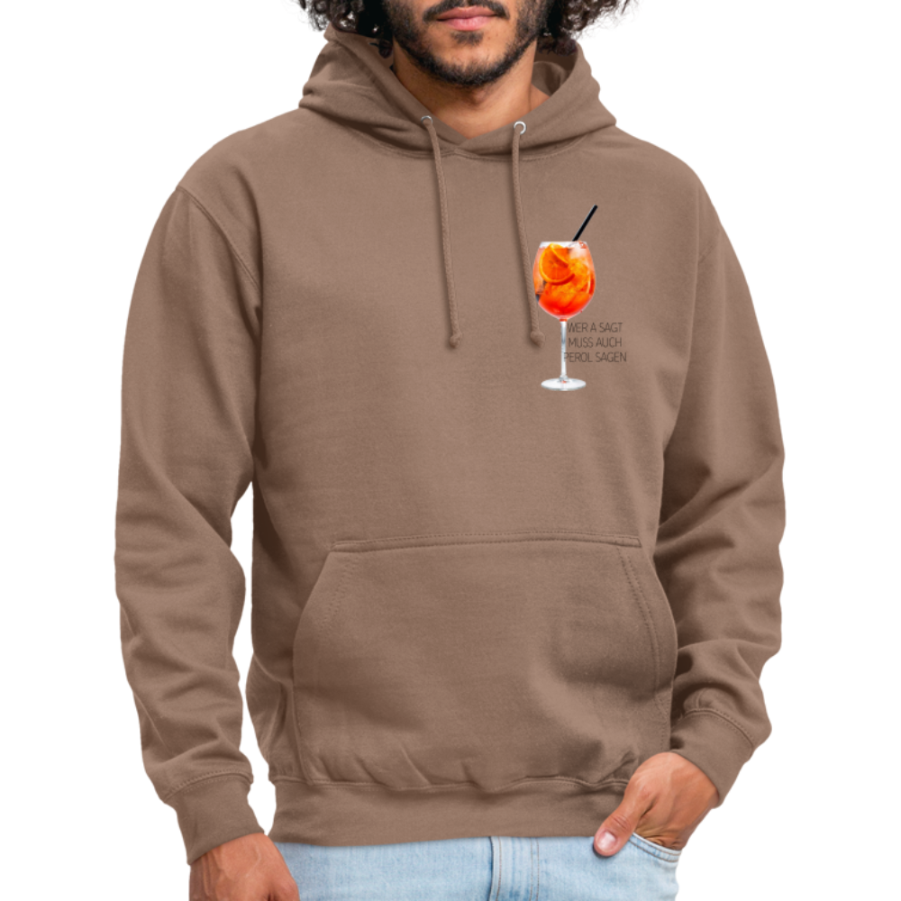 WER A SAGT - Unisex Hoodie - Mokka