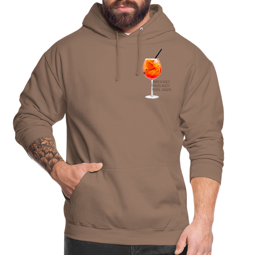 WER A SAGT - Unisex Hoodie - Mokka