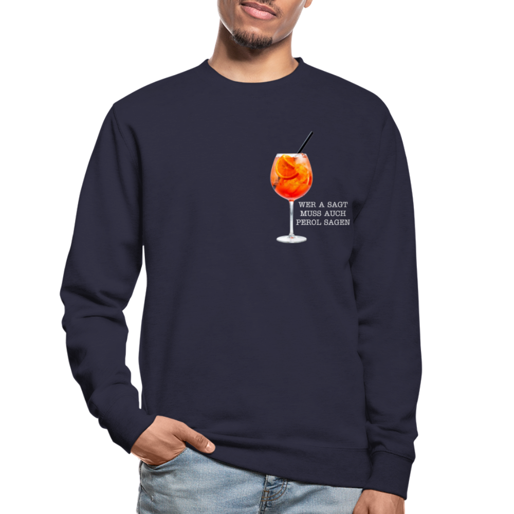 WER A SAGT - Unisex Pullover - Navy