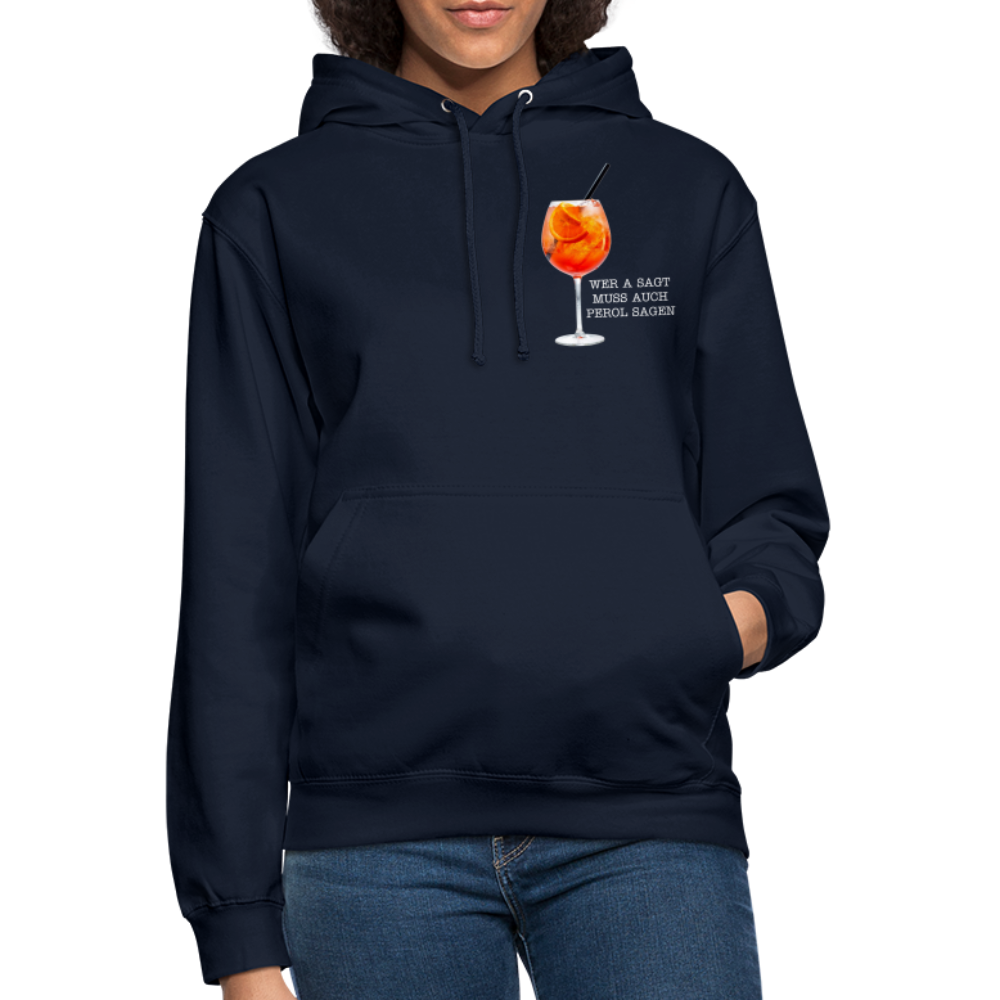 WER A SAGT - Unisex Hoodie - Navy