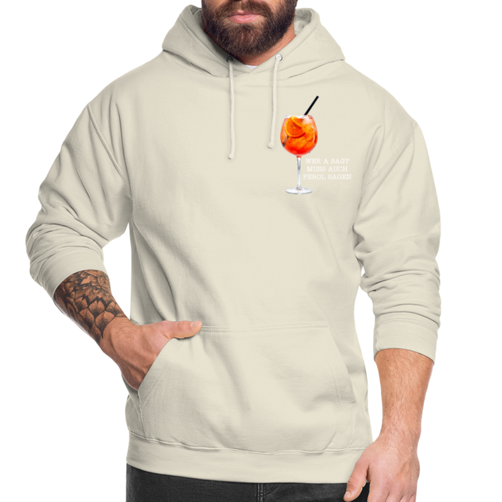 WER A SAGT - Unisex Hoodie - Vanille-Milchshake