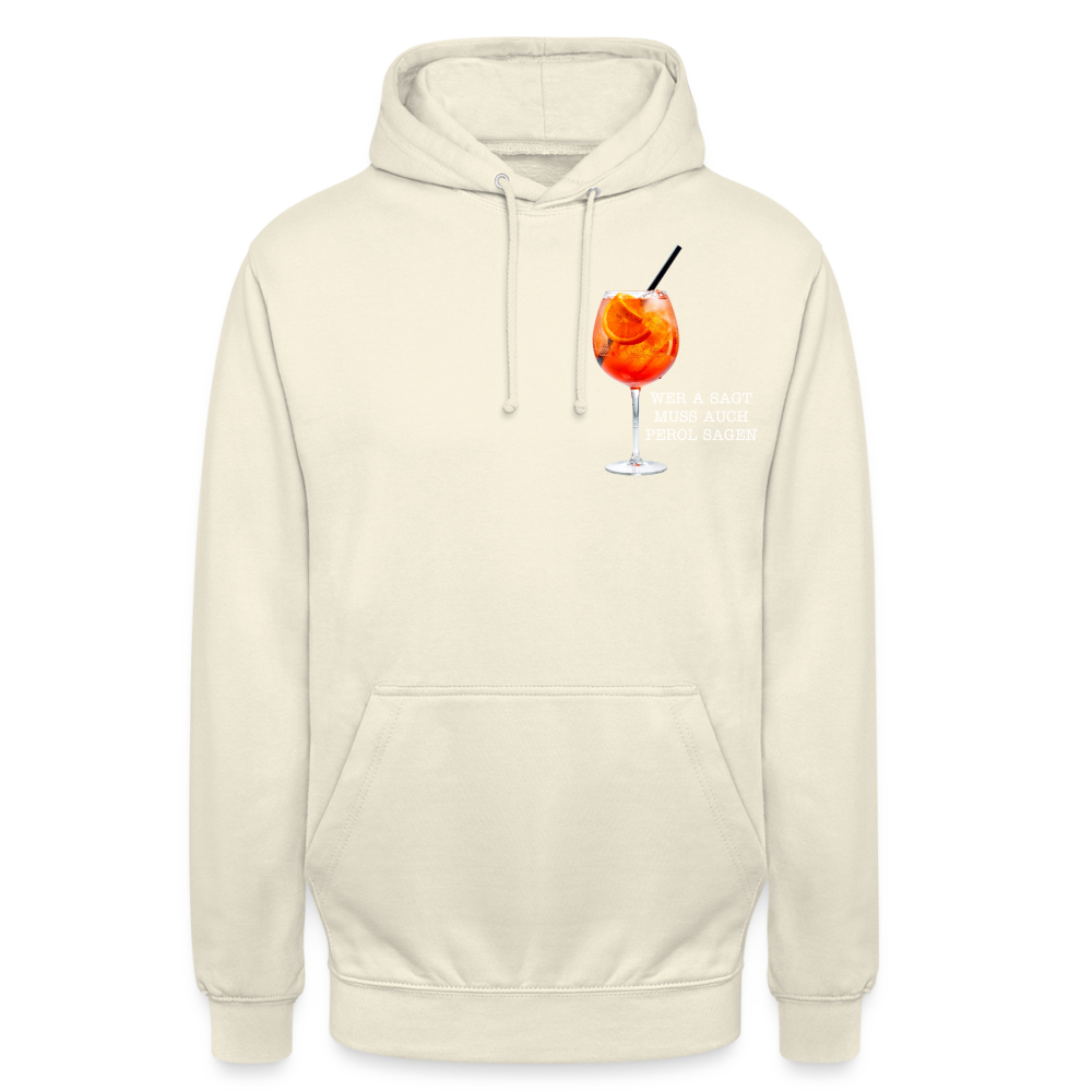 WER A SAGT - Unisex Hoodie - Vanille-Milchshake