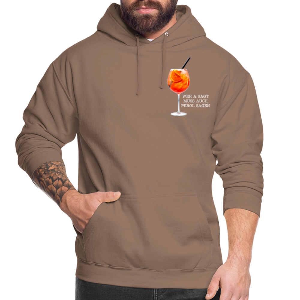 WER A SAGT - Unisex Hoodie - Mokka