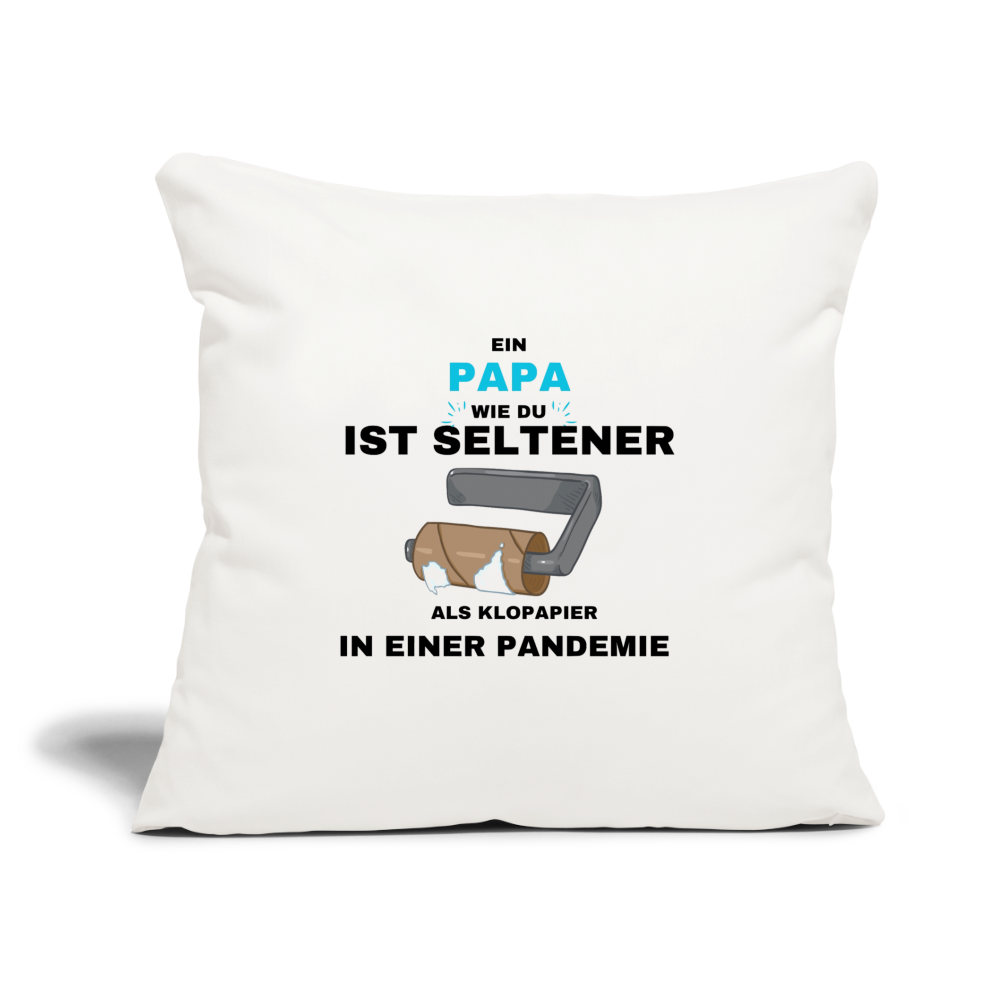 PAPA WIE DU - Sofakissen mit Füllung 44 x 44 cm - Naturweiß