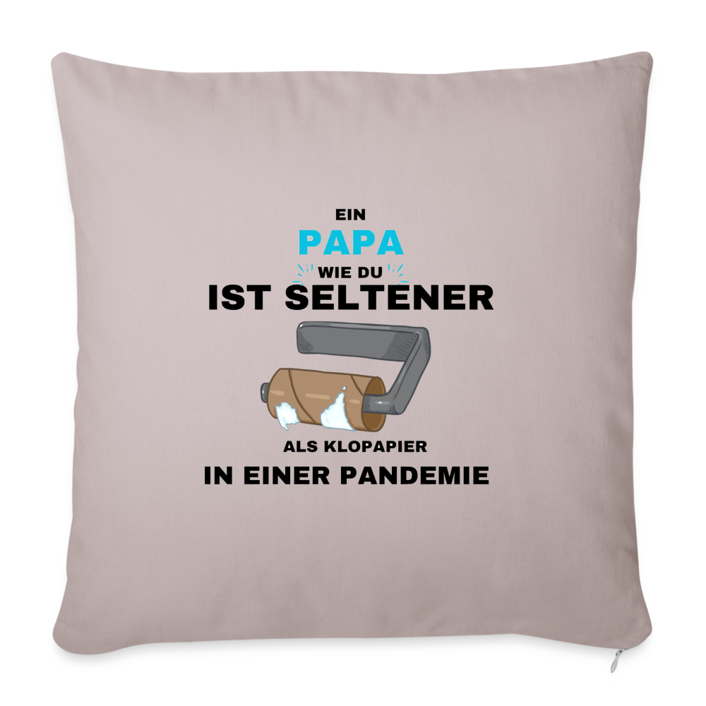 PAPA WIE DU - Sofakissen mit Füllung 44 x 44 cm - helles Taupe