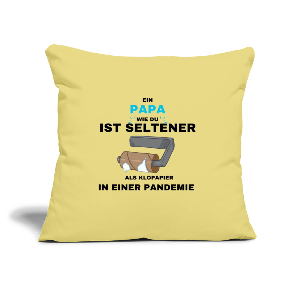 PAPA WIE DU - Sofakissen mit Füllung 44 x 44 cm - Hellgelb