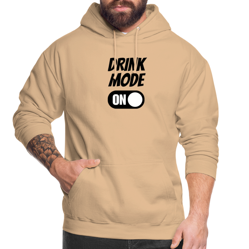 DRINK MODE ON - Unisex Hoodie - Beige