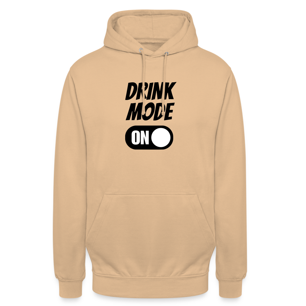 DRINK MODE ON - Unisex Hoodie - Beige