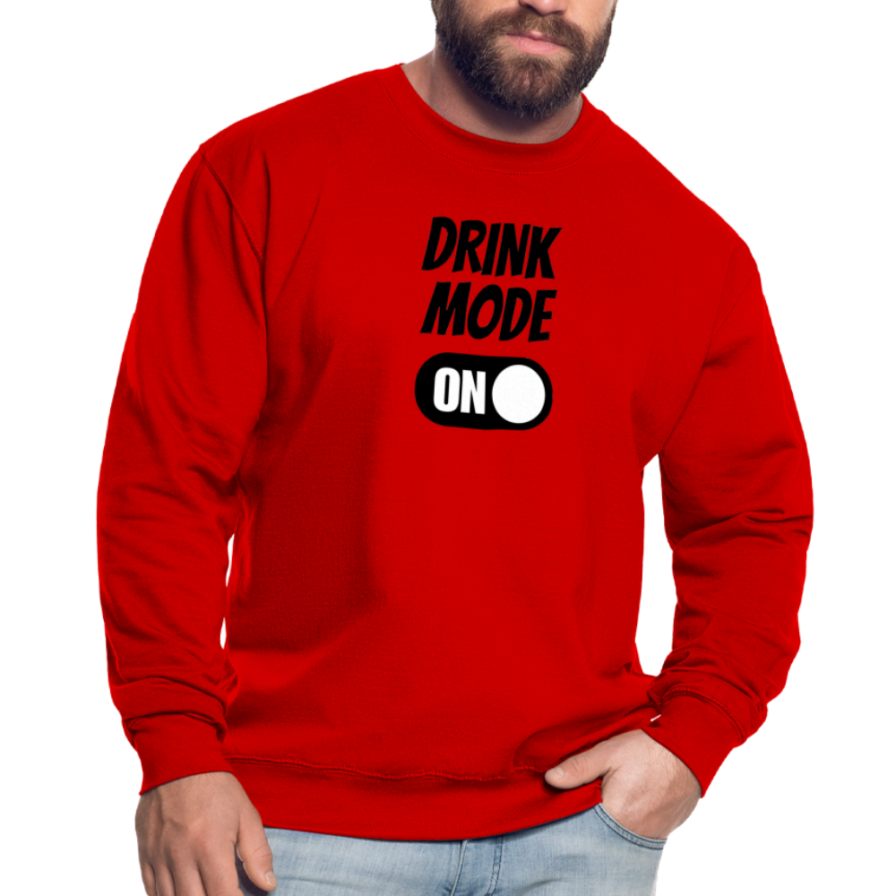 DRINK MODE ON - Unisex Pullover - Rot