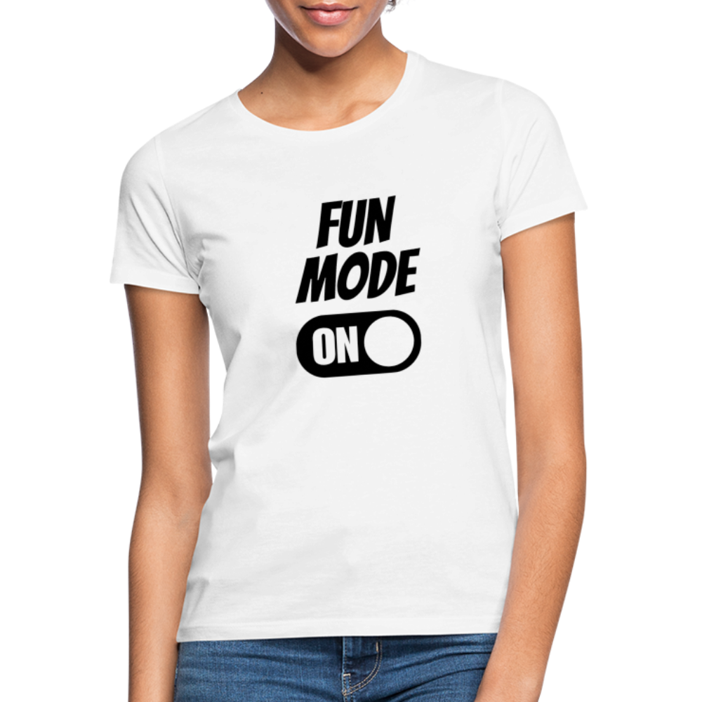 DRIN MODE ON - Damen T-Shirt - weiß