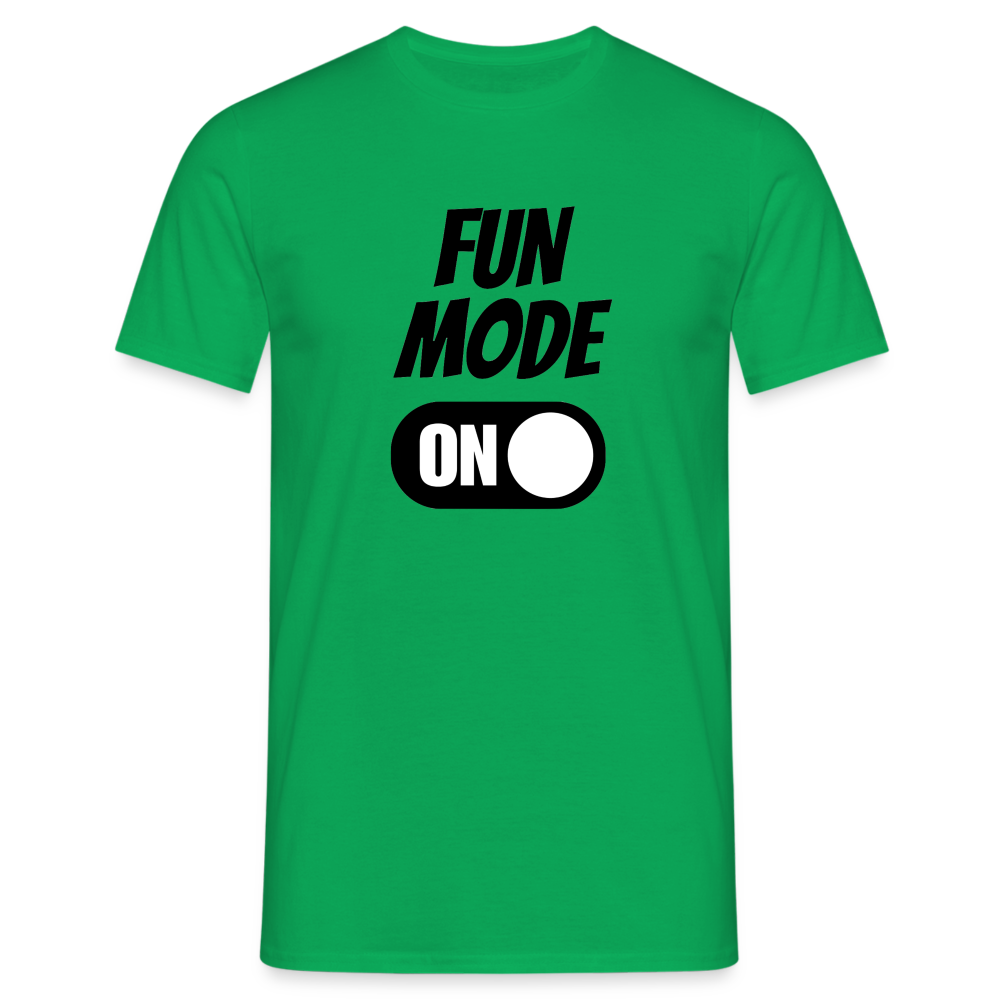 FUN MODE ON - Herren T-Shirt - Kelly Green