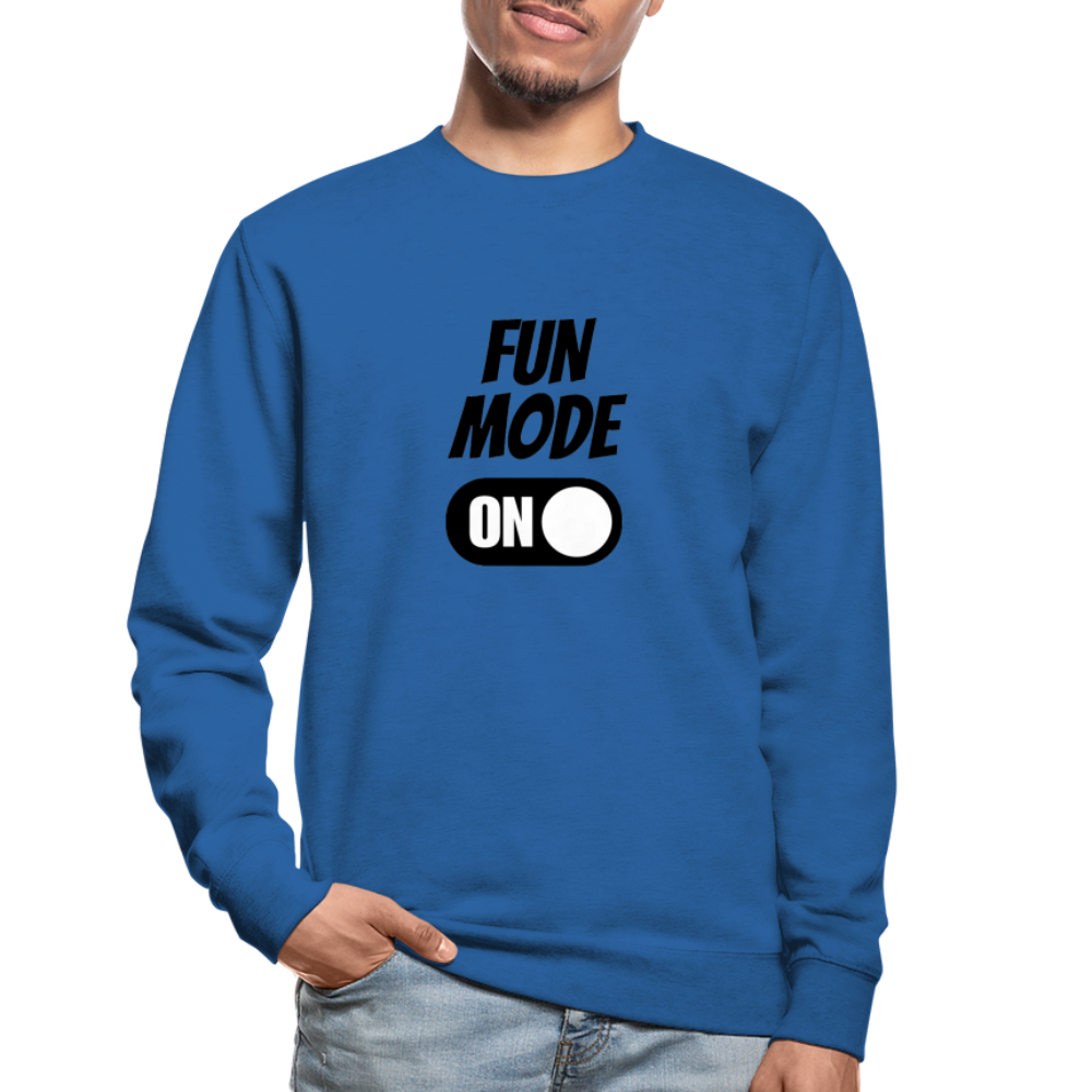 FUN MODE ON - Unisex Pullover - Royalblau