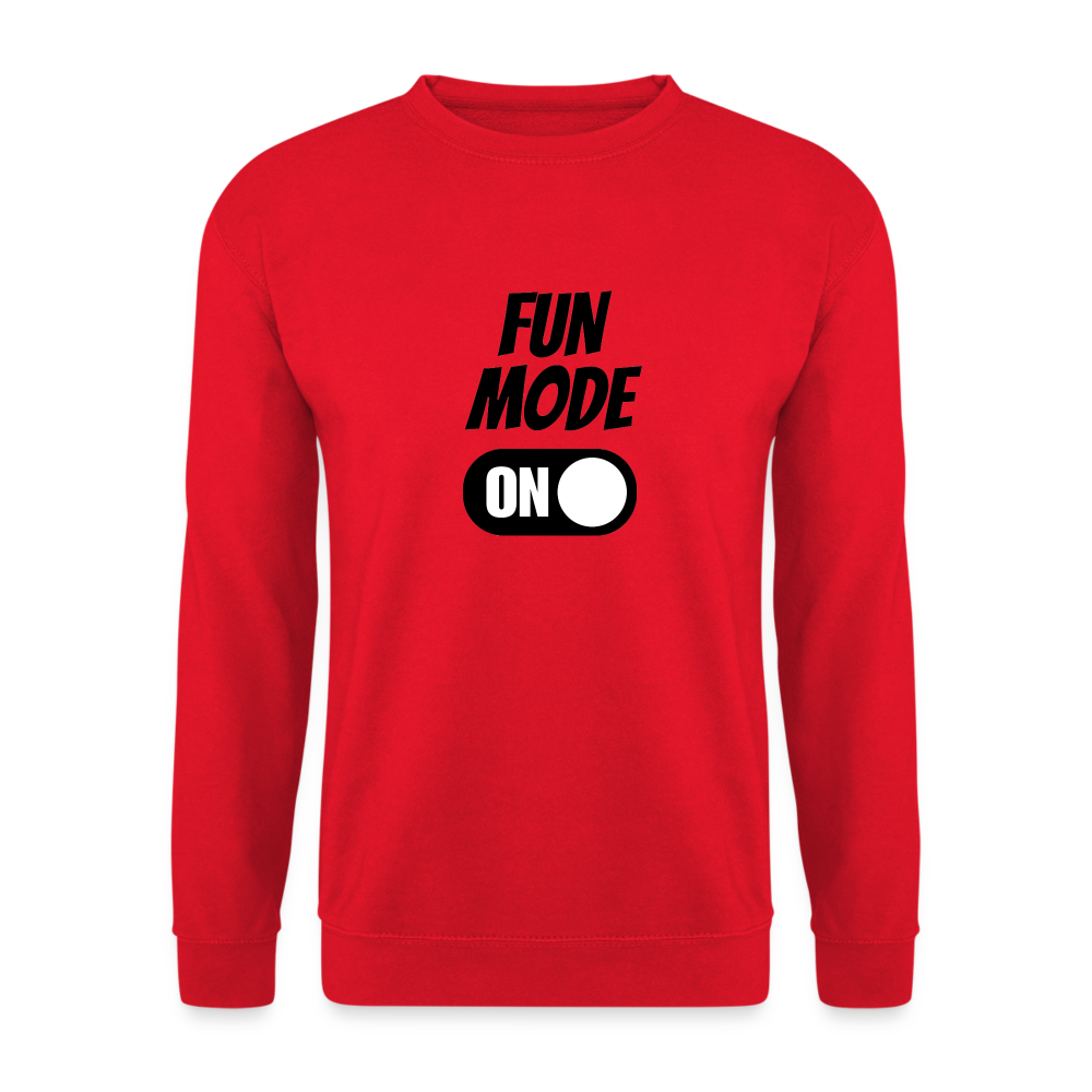 FUN MODE ON - Unisex Pullover - Rot