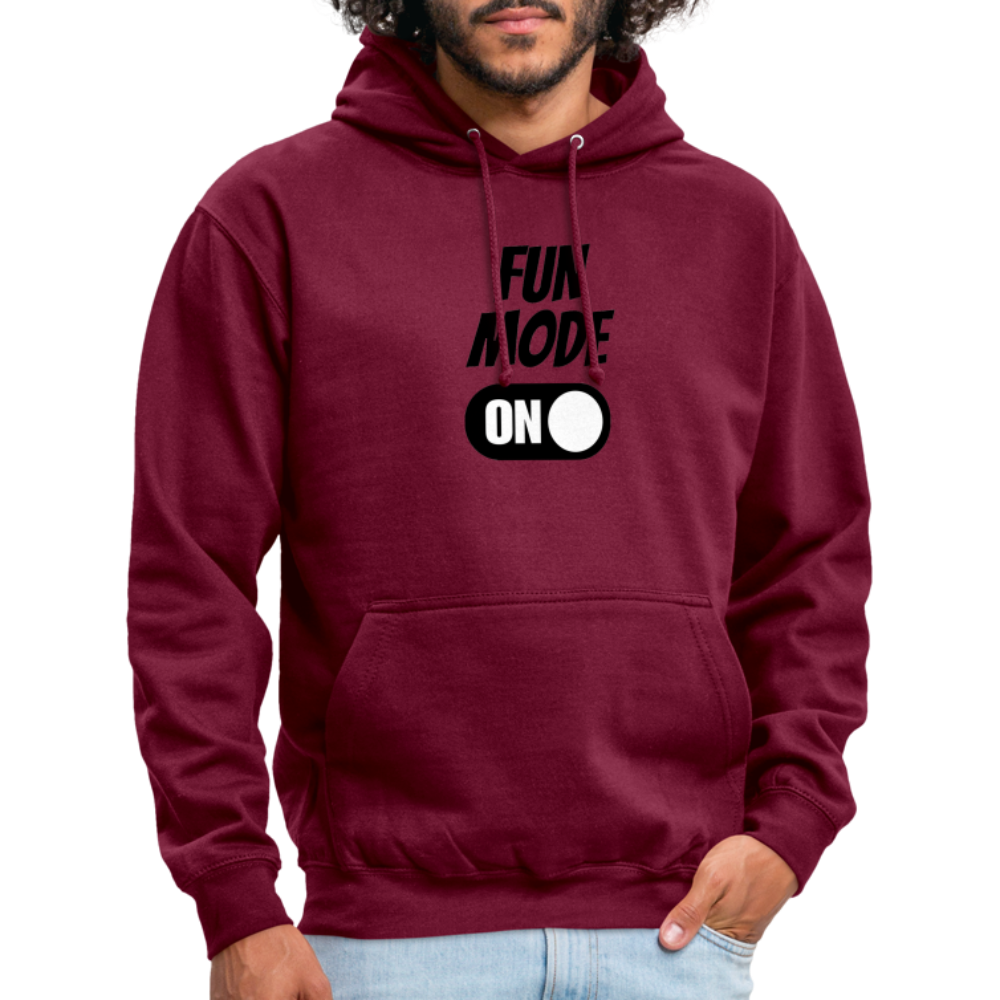 DRINK MODE ON - Unisex Hoodie - Bordeaux