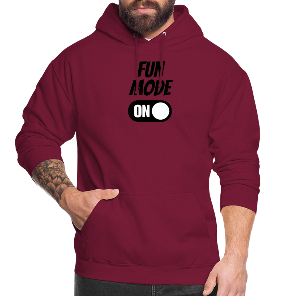 DRINK MODE ON - Unisex Hoodie - Bordeaux