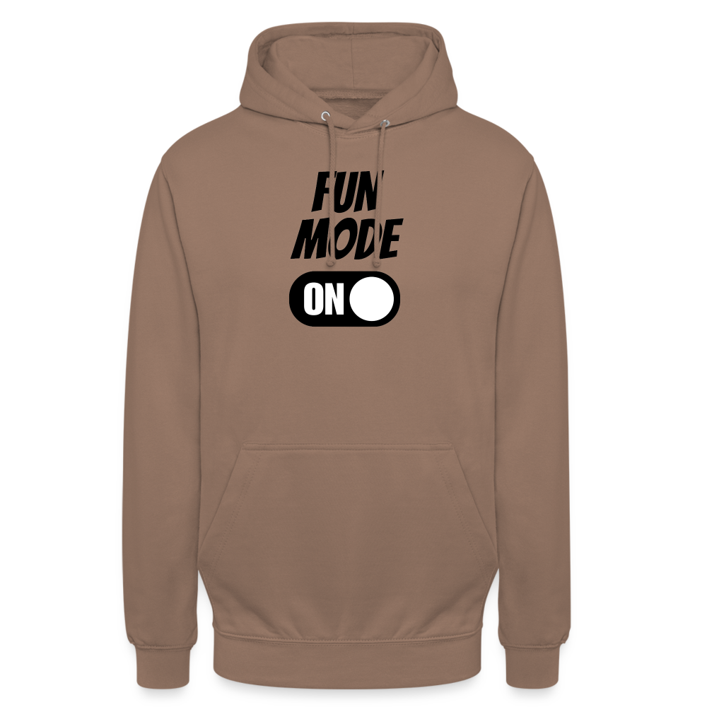 DRINK MODE ON - Unisex Hoodie - Mokka