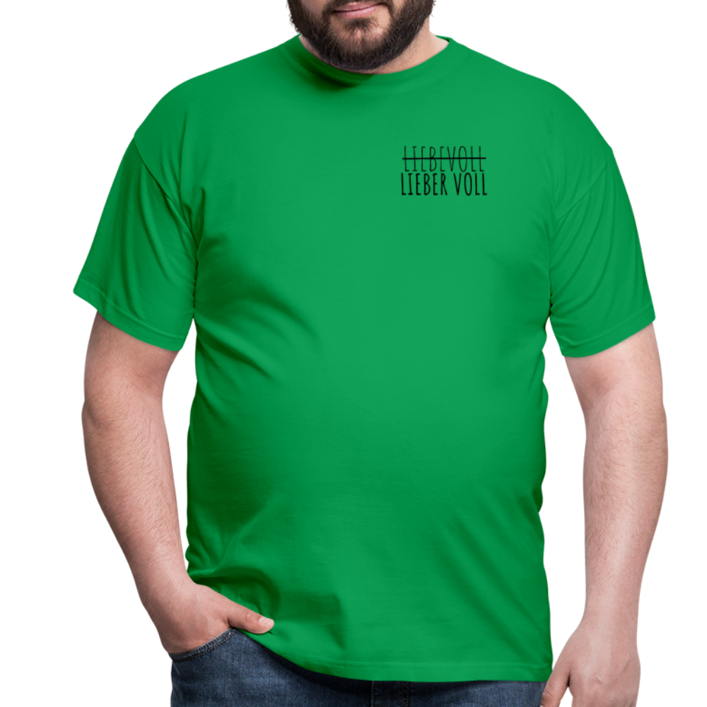 LIEBER VOLL - Herren T-Shirt - Kelly Green