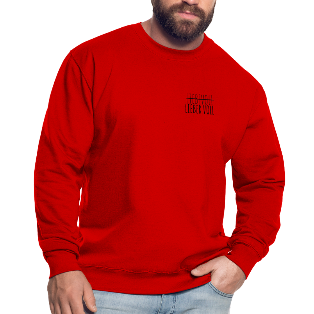 LIEBER VOLL - Unisex Pullover - Rot