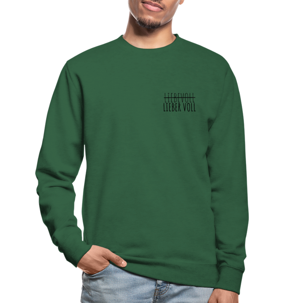 LIEBER VOLL - Unisex Pullover - Grün