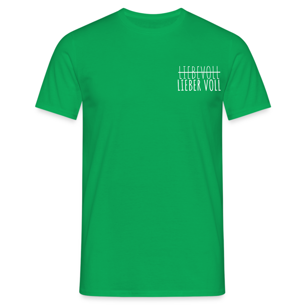 LIEBER VOLL - Herren T-Shirt - Kelly Green