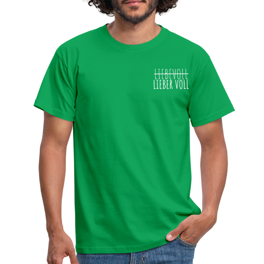 LIEBER VOLL - Herren T-Shirt - Kelly Green