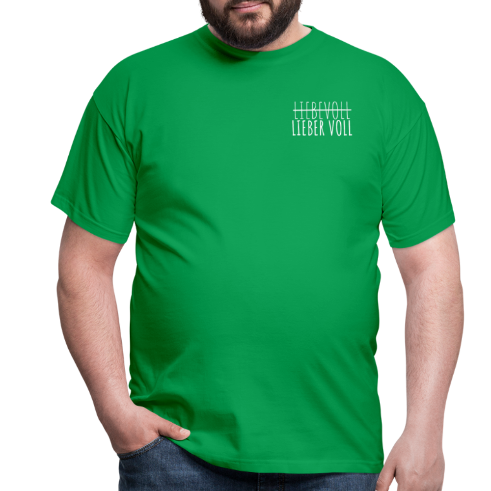 LIEBER VOLL - Herren T-Shirt - Kelly Green