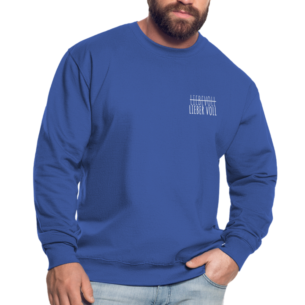 LIEBER VOLL - Unisex Pullover - Royalblau