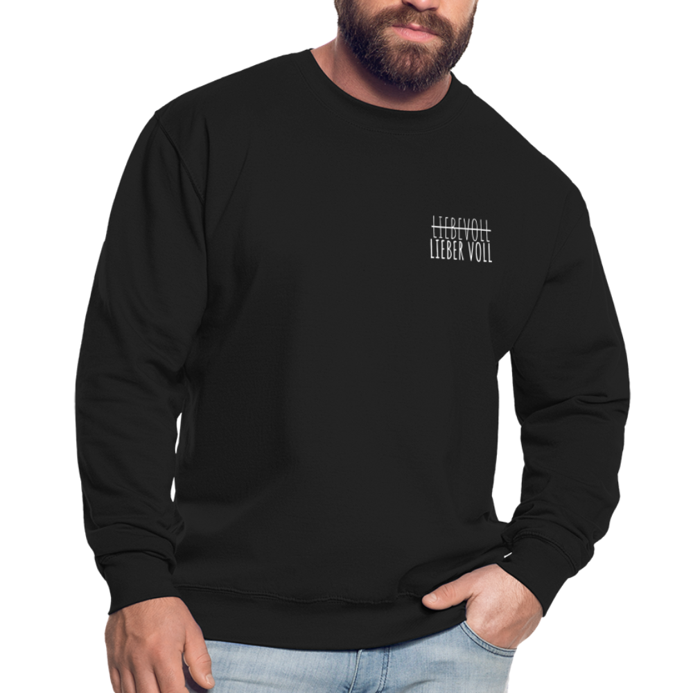 LIEBER VOLL - Unisex Pullover - Schwarz