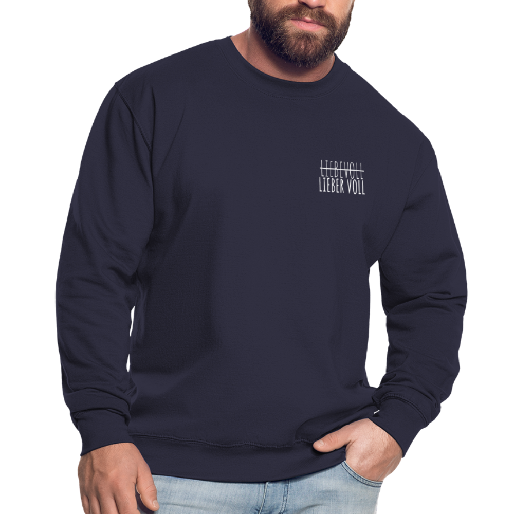 LIEBER VOLL - Unisex Pullover - Navy