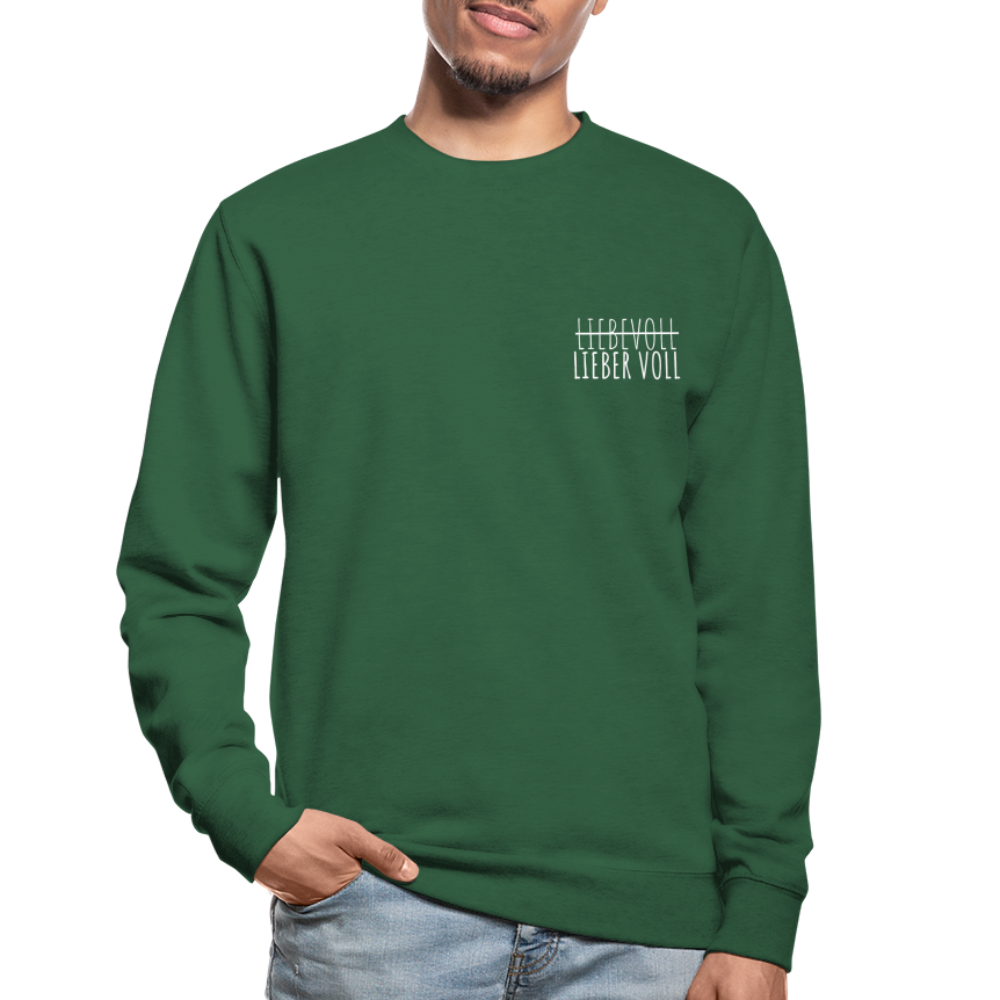 LIEBER VOLL - Unisex Pullover - Grün