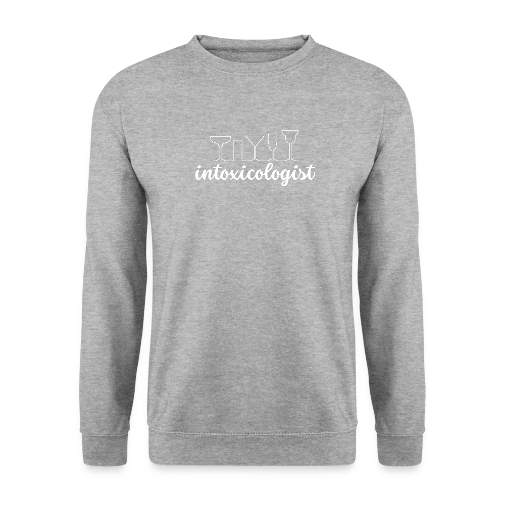 INTOXICOLOGIST - Unisex Pullover - Weißgrau meliert