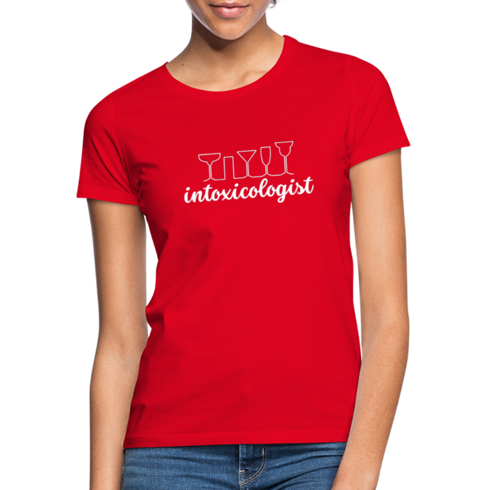 INTOXICOLOGIST - Damen T-Shirt - Rot