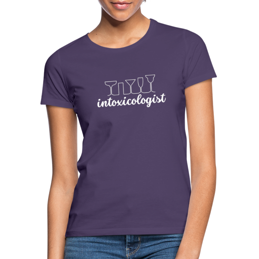 INTOXICOLOGIST - Damen T-Shirt - Dunkellila