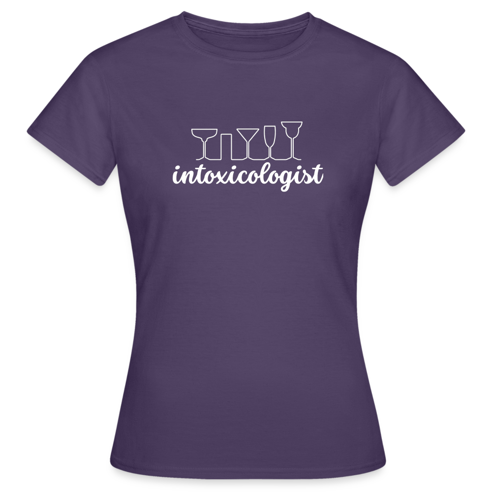 INTOXICOLOGIST - Damen T-Shirt - Dunkellila