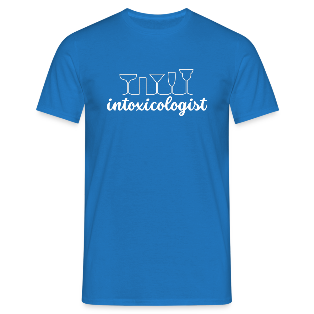 INTOXICOLOGIST - Herren T-Shirt - Royalblau