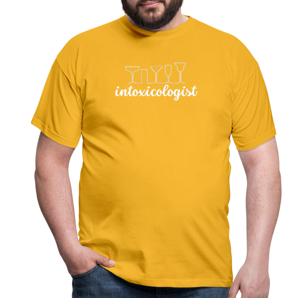 INTOXICOLOGIST - Herren T-Shirt - Gelb