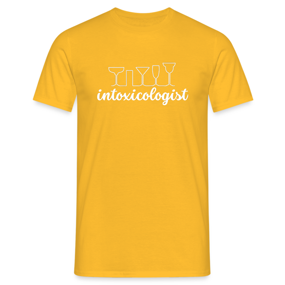 INTOXICOLOGIST - Herren T-Shirt - Gelb